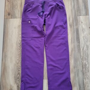 Figs Technical Collection Purple Scrub Pants